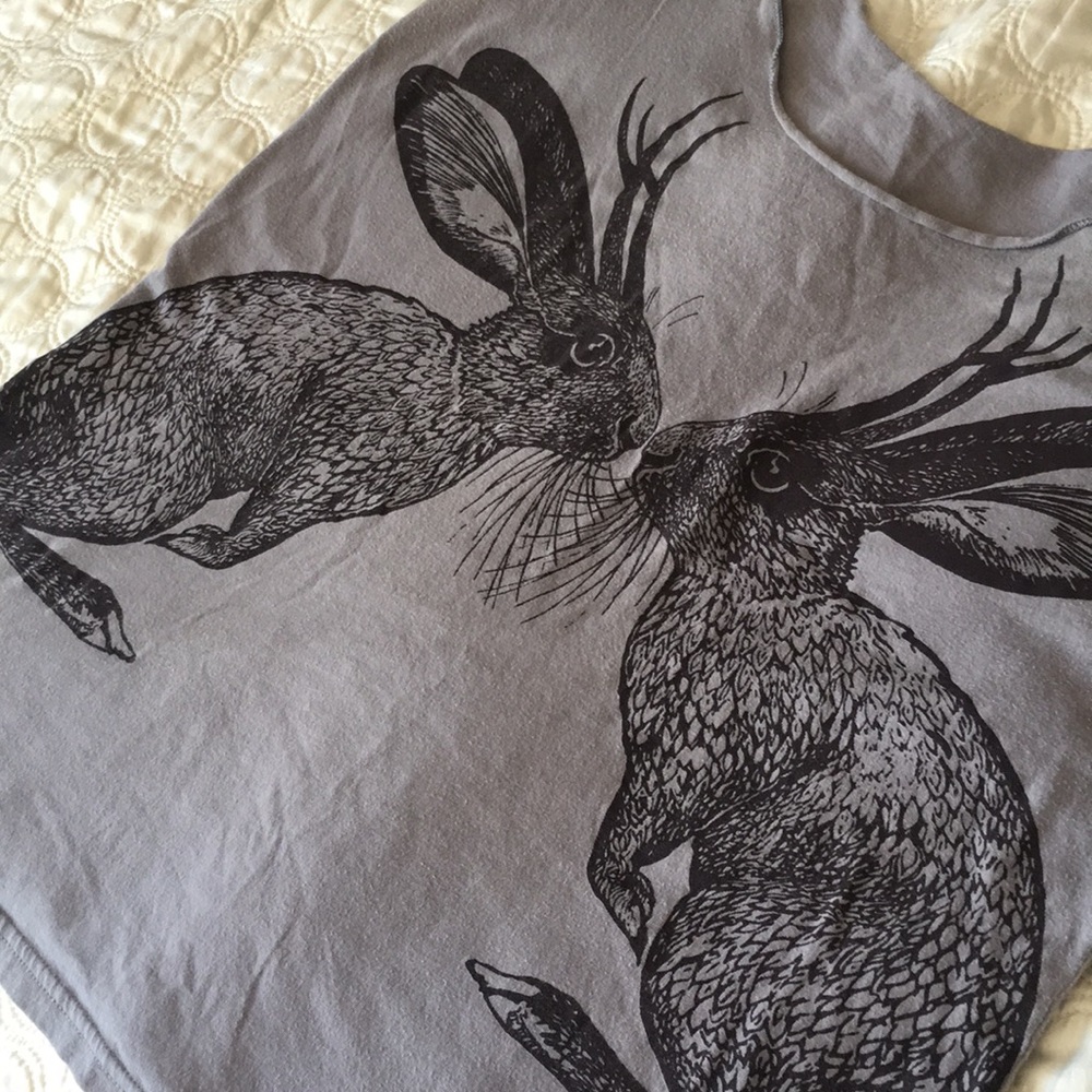Screen printed Jackalope Tank